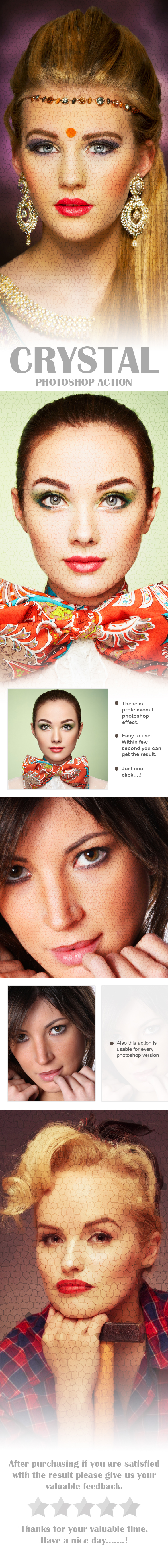 Crystal Photo Effect - Photo Effects Actions
