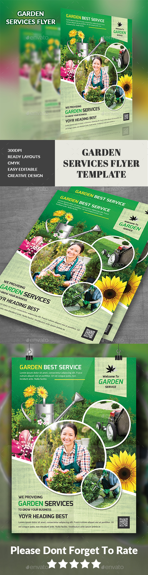 Garden Services Flyer Template - Commerce Flyers
