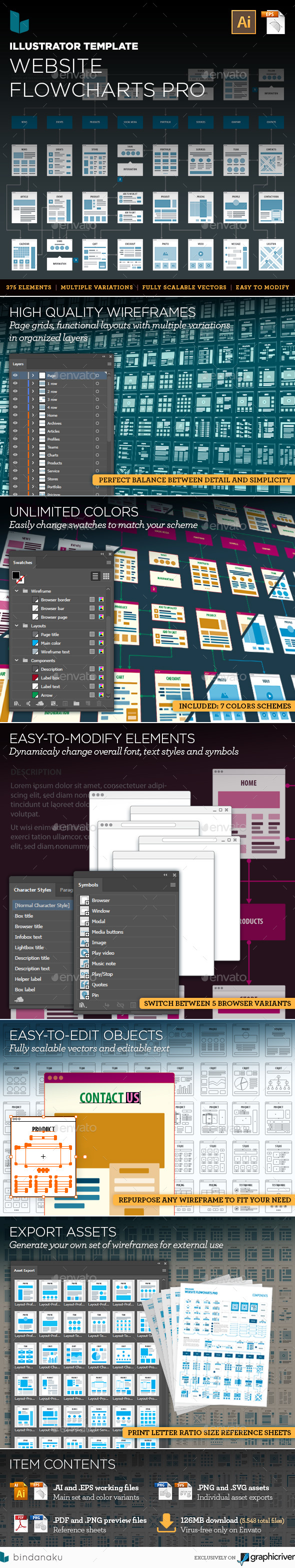 GraphicRiver Website Flowcharts Pro 20540978 GraphicRiver Website Flowcharts Pro 20540978