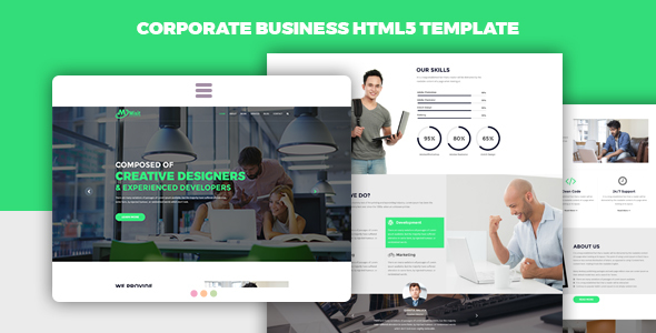 Mixit - Corporate Business HTML5 Landing Page Template