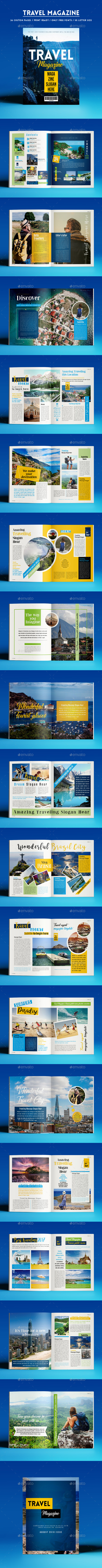 Travel Magazine - Magazines Print Templates