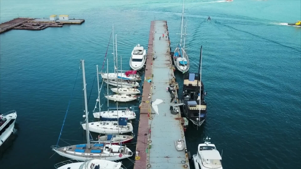Aerial View. Odessa Marine Trade Port alt