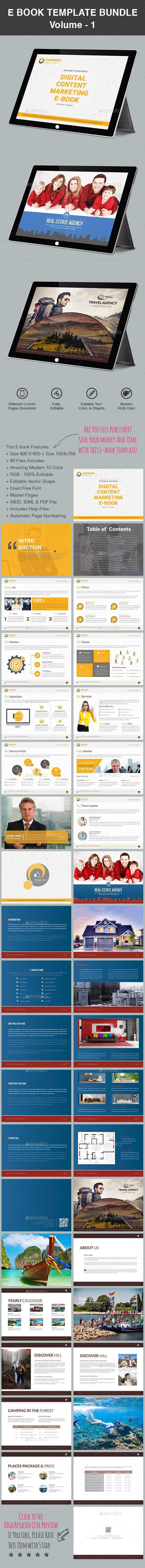 E Book Template Bundle | Volume - 1 - ePublishing