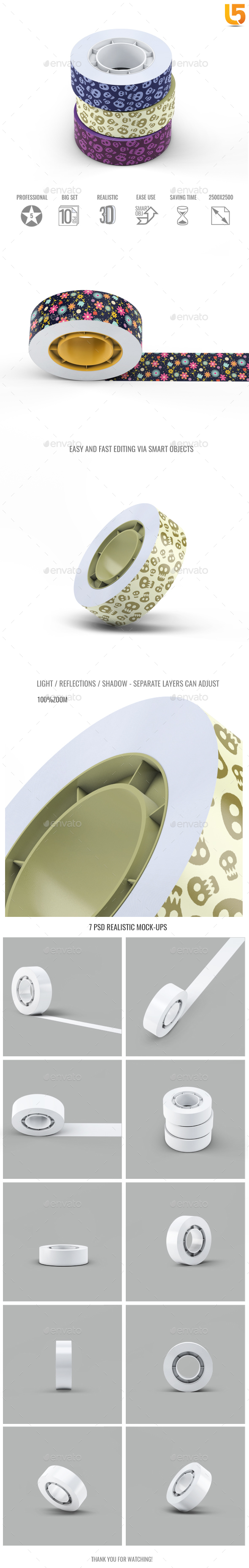 GraphicRiver Duct Tape Mock-Up 20542511 GraphicRiver Duct Tape Mock-Up 20542511