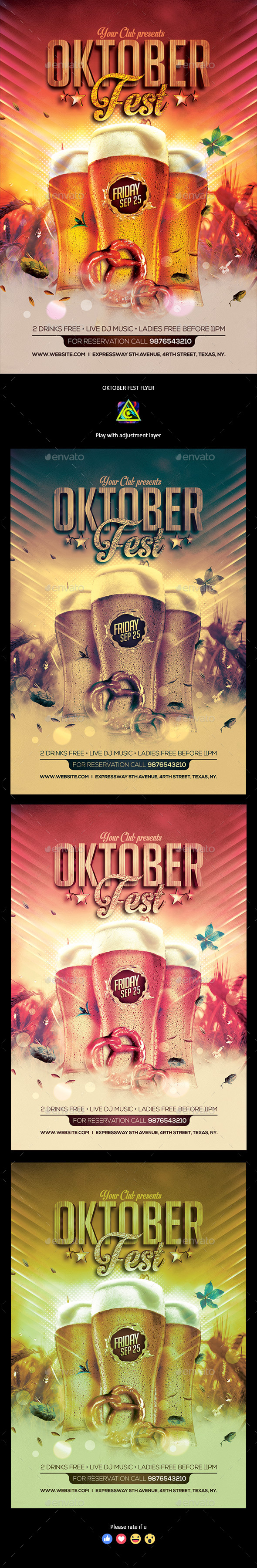 Oktoberfest Party Flyer - Clubs & Parties Events