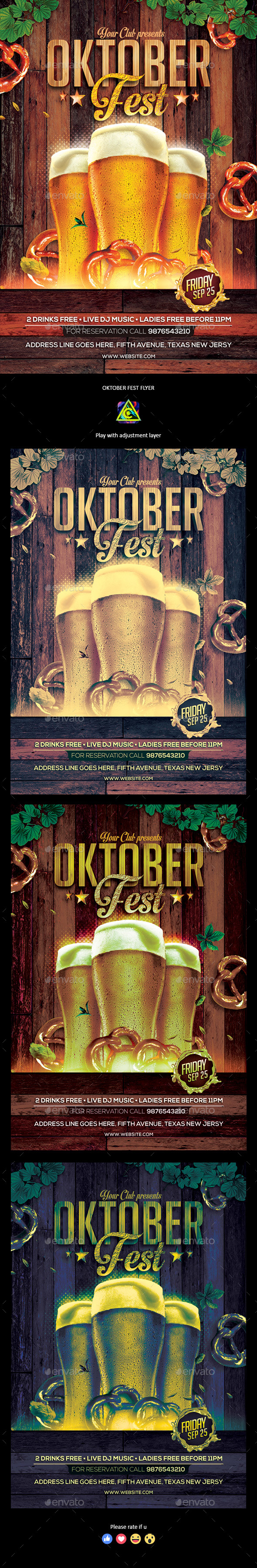 Oktoberfest Party Flyer - Clubs & Parties Events