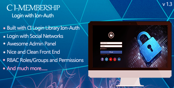 Codeigniter Login with Ion Auth - CodeCanyon Item for Sale