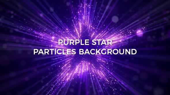 Purple Star Particles Background