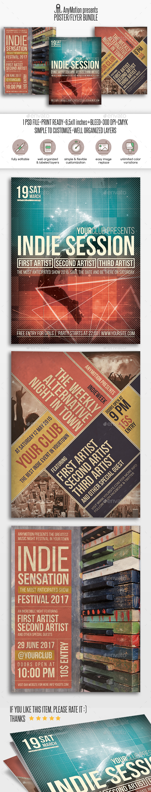 Flyer Bundle Vol.2 - Clubs & Parties Events