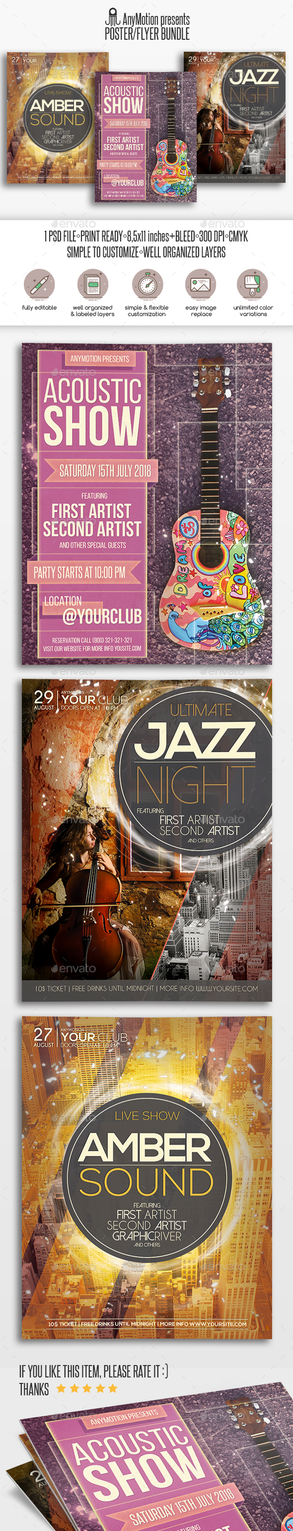 Flyer Bundle Vol.4 - Clubs & Parties Events