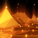 Golden Abstract Landscape - VideoHive Item for Sale