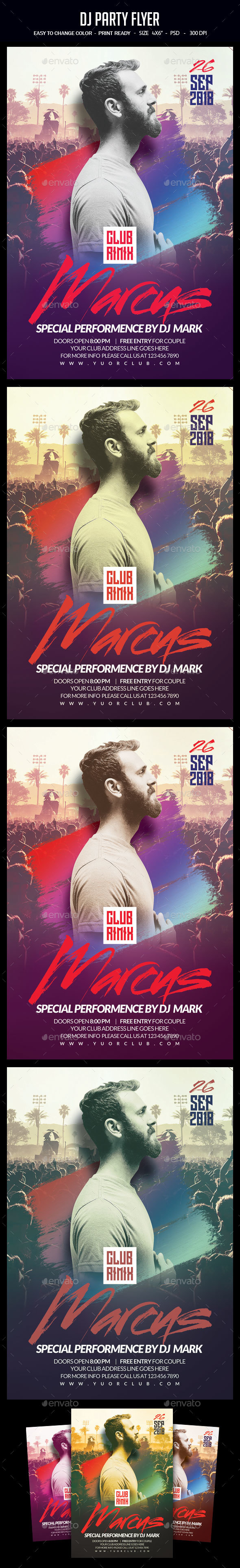 Dj Party Flyer - Clubs & Parties Events