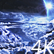 Blue Clouds with Planet and Star on the Background - VideoHive Item for Sale