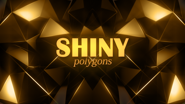 Shiny Polygons Loop Background Vr 1