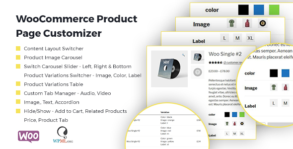 WooCommerce Product Page - CodeCanyon 20458558