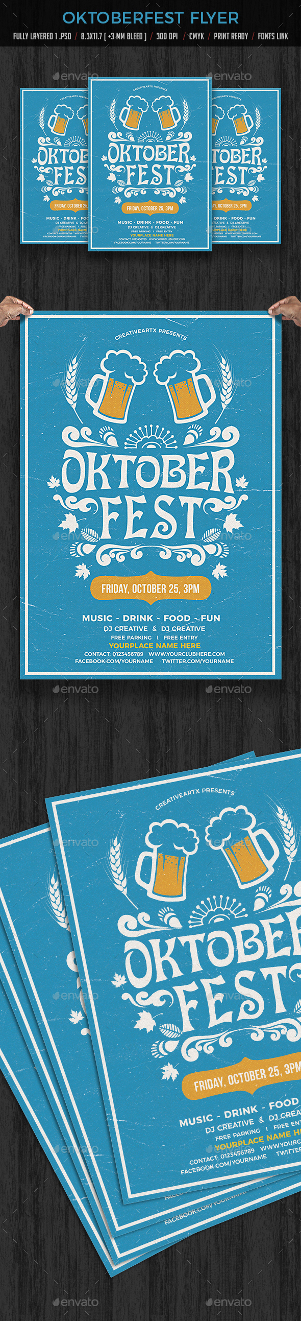 Oktoberfest Flyer - Events Flyers