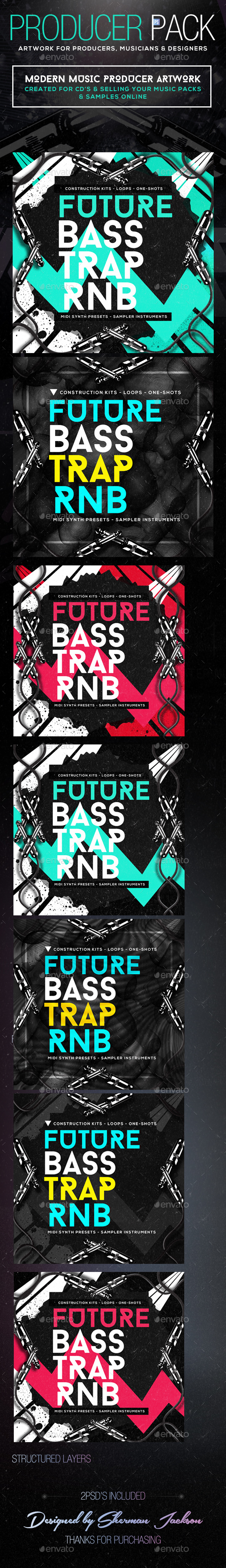 Music Producer Sound Packs & Sound Samples Artwork - Miscellaneous Web Elements