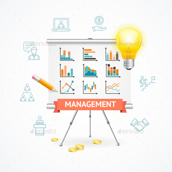 Business Management Concept. Vector - Concepts Business