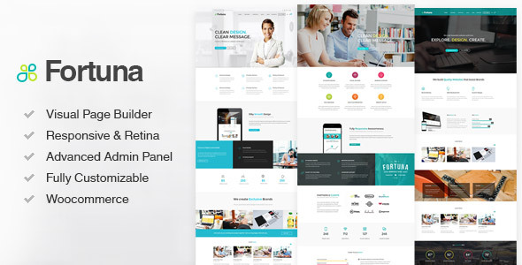 Fortuna Responsive Multi-Purpose WordPress Theme Fortuna Responsive Multi-Purpose WordPress Theme
