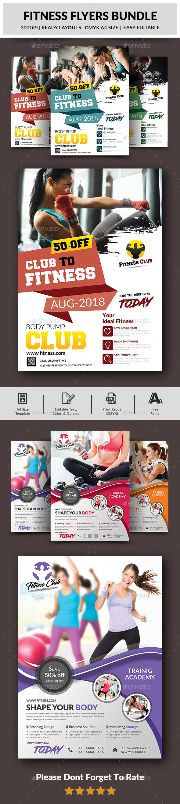 Fitness Flyers Bundle