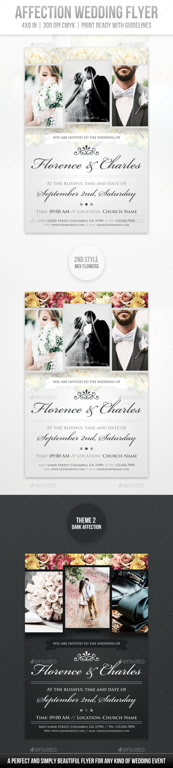 Affection Wedding Flyer - Miscellaneous Events