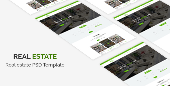 ThemeForest Real Estate PSD Template 20008120 ThemeForest Real Estate PSD Template 20008120