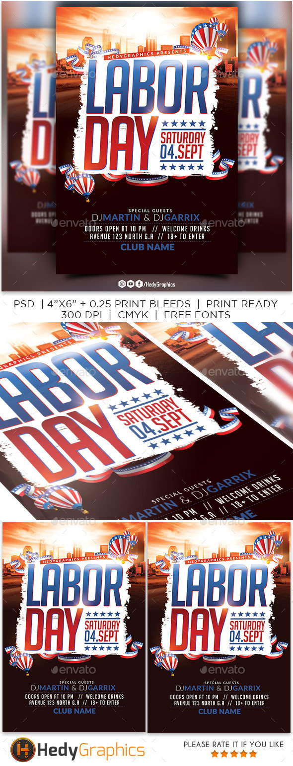 Labor Day Flyer - Events Flyers