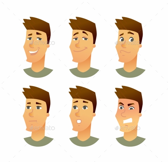 cartoon facial expressions