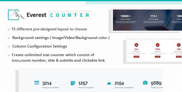 Everest Counter - Beautiful Stat Counter Plugin for WordPress - CodeCanyon Item for Sale