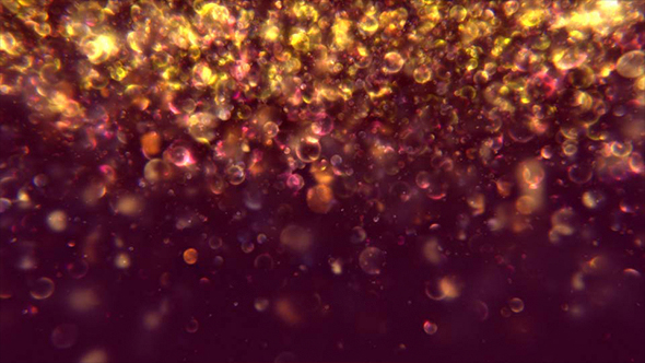 Abstract Red Digital Bokeh Background