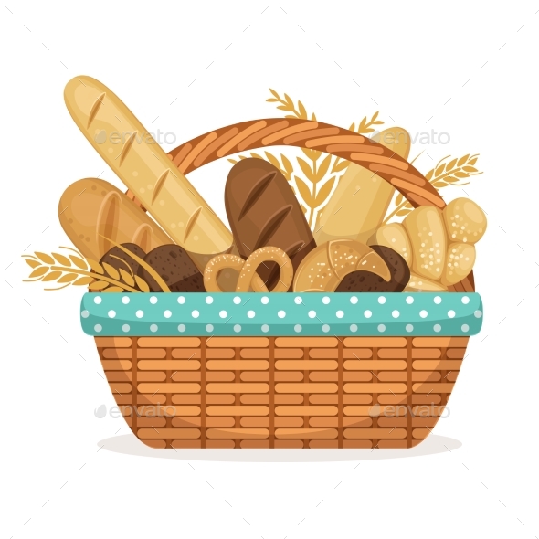 Stock Vector - GraphicRiver Vector Illustration for Bakery Shop