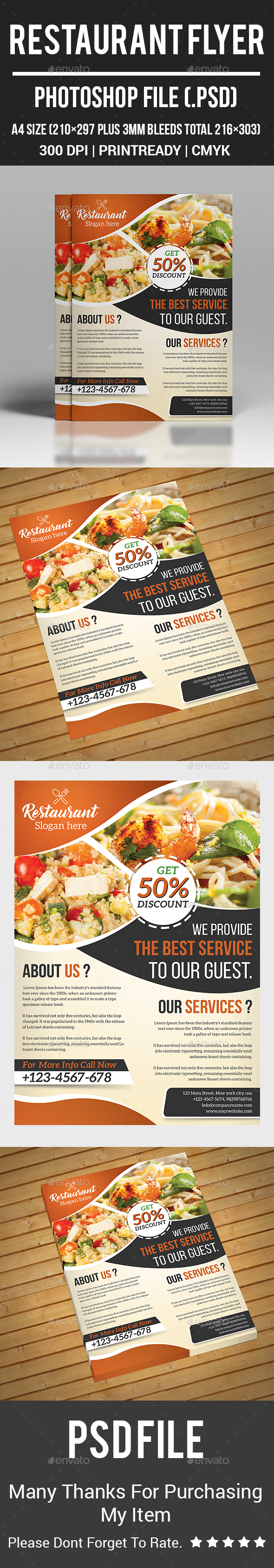 Restaurant Flyer - Restaurant Flyers