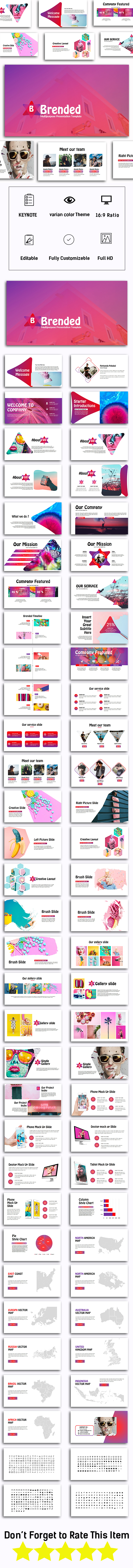 Brended Multipurpose Keynote - Keynote Templates Presentation Templates