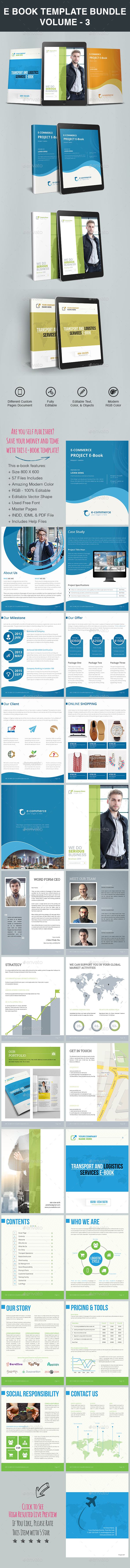 E Book Template Bundle | Volume - 3 - ePublishing