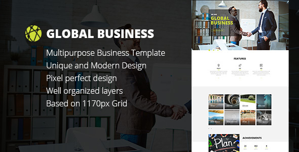 Extraordinary GB - Business, Corporate, Portfolio html Template