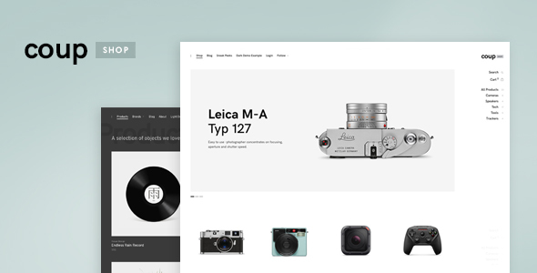 Coup Shop - E-commerce WordPress theme