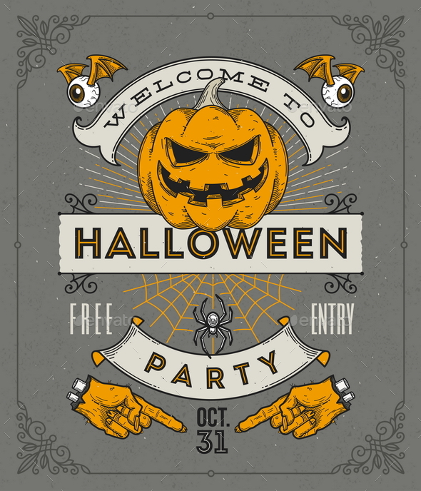 GraphicRiver Halloveen Illustration 20555728 GraphicRiver Halloveen Illustration 20555728