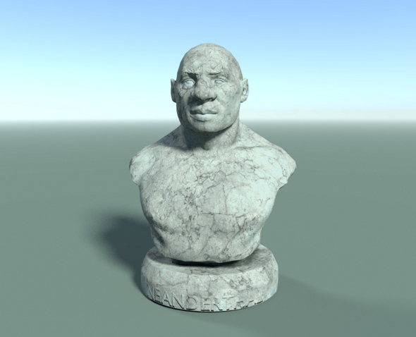 Low Poly Neanderthal - 3Docean 20555829