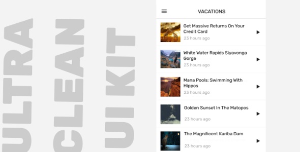 CodeCanyon Ionic 3 Clean UI Components 20555900 CodeCanyon Ionic 3 Clean UI Components 20555900