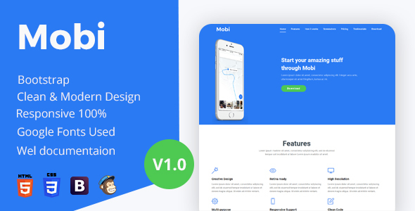 ThemeForest Mobi App Landing Page 20447593 ThemeForest Mobi App Landing Page 20447593