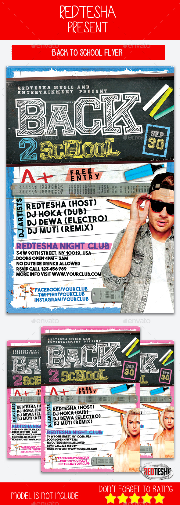 Back to School - Events Flyers