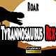 Dinosaur Tyrannosaurus Rex, Roar Loop - VideoHive Item for Sale