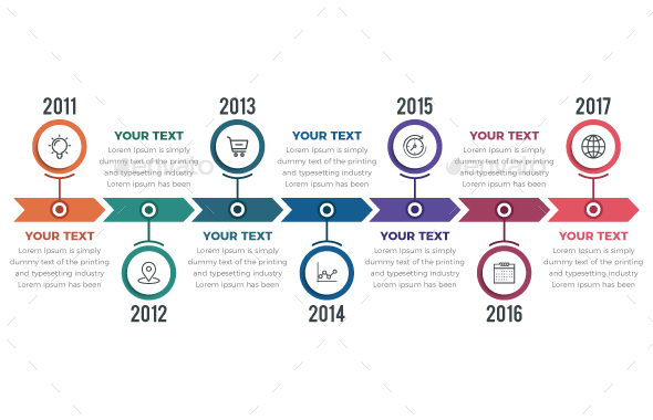 create infographic timeline