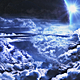 Flying Through Blue Clouds with Planet and Star on the Background - VideoHive Item for Sale
