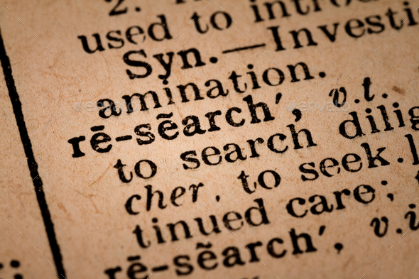 research dictionary a z