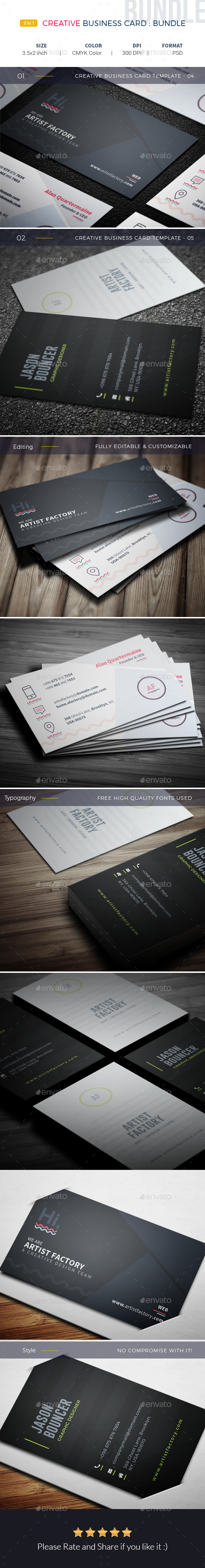 Creative Business Card Bundle - Creative Business Cards