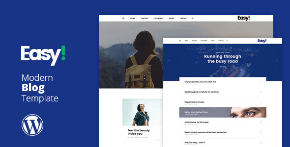 ThemeForest Easy Minimal Blog WP Theme 20561002 ThemeForest Easy Minimal Blog WP Theme 20561002