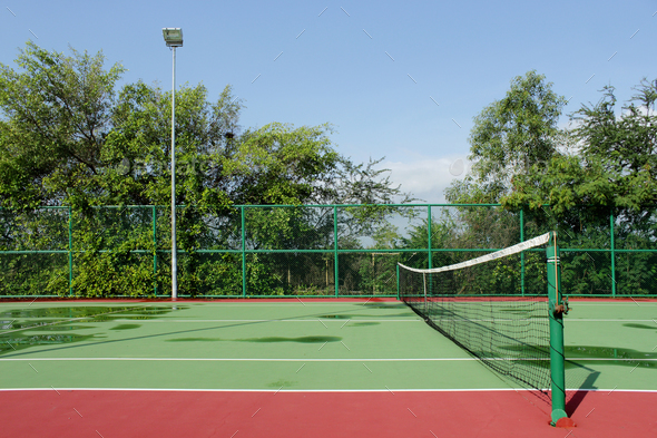 Tennis Court - Stock Photo - Images