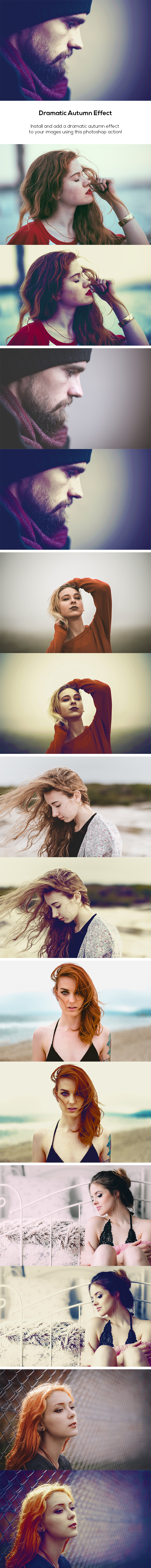 Dramatic Autumn Effect - Photo Effects Actions