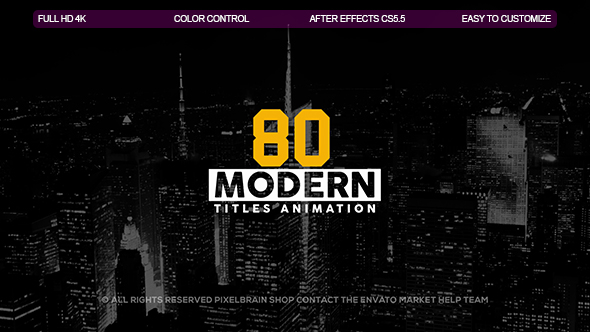80 Modern Titles